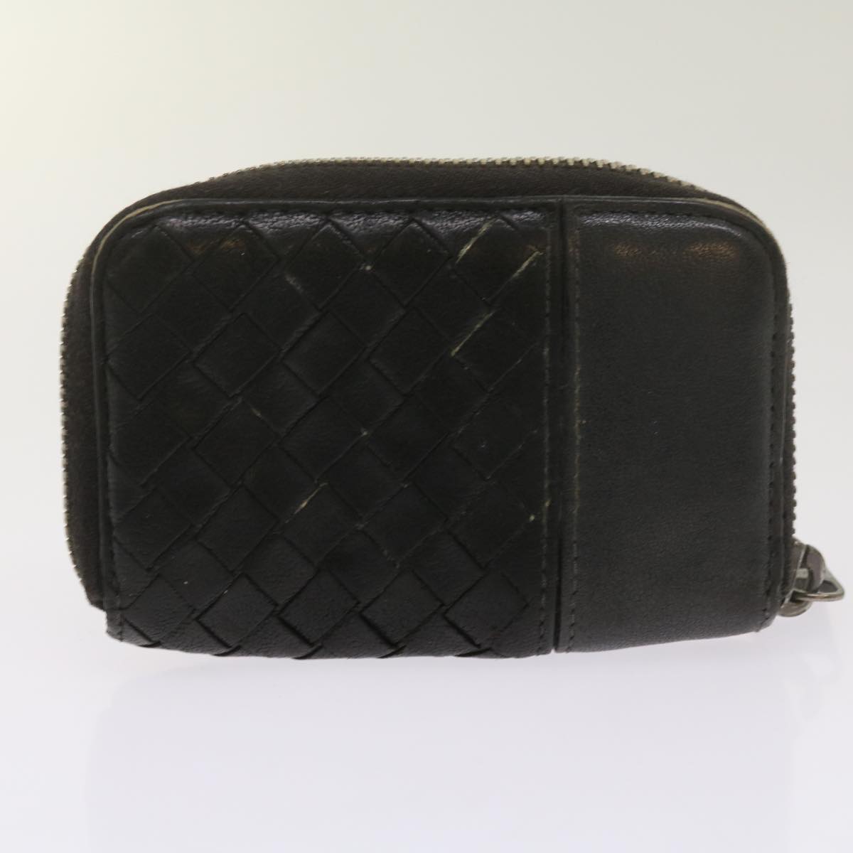 BOTTEGA VENETA INTRECCIATO Wallet Leather 6Set Black Pink blue Auth bs12964