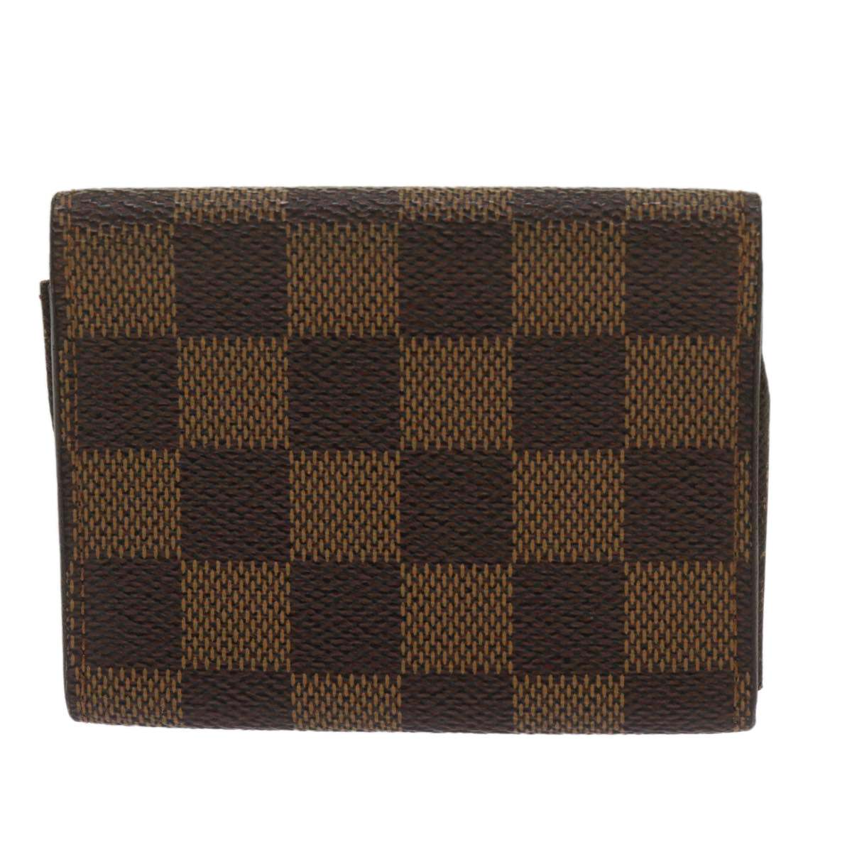 LOUIS VUITTON Damier Ebene Anvelop Cult De Vuitto Card Case N62920 Auth bs12986 - 0