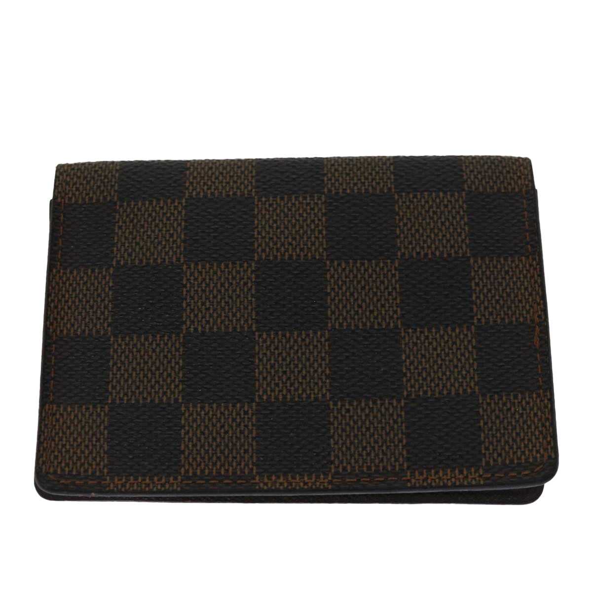 LOUIS VUITTON Damier Ebene Porte 2 Cult Vertical Card Case N60533 Auth bs12987 - 0