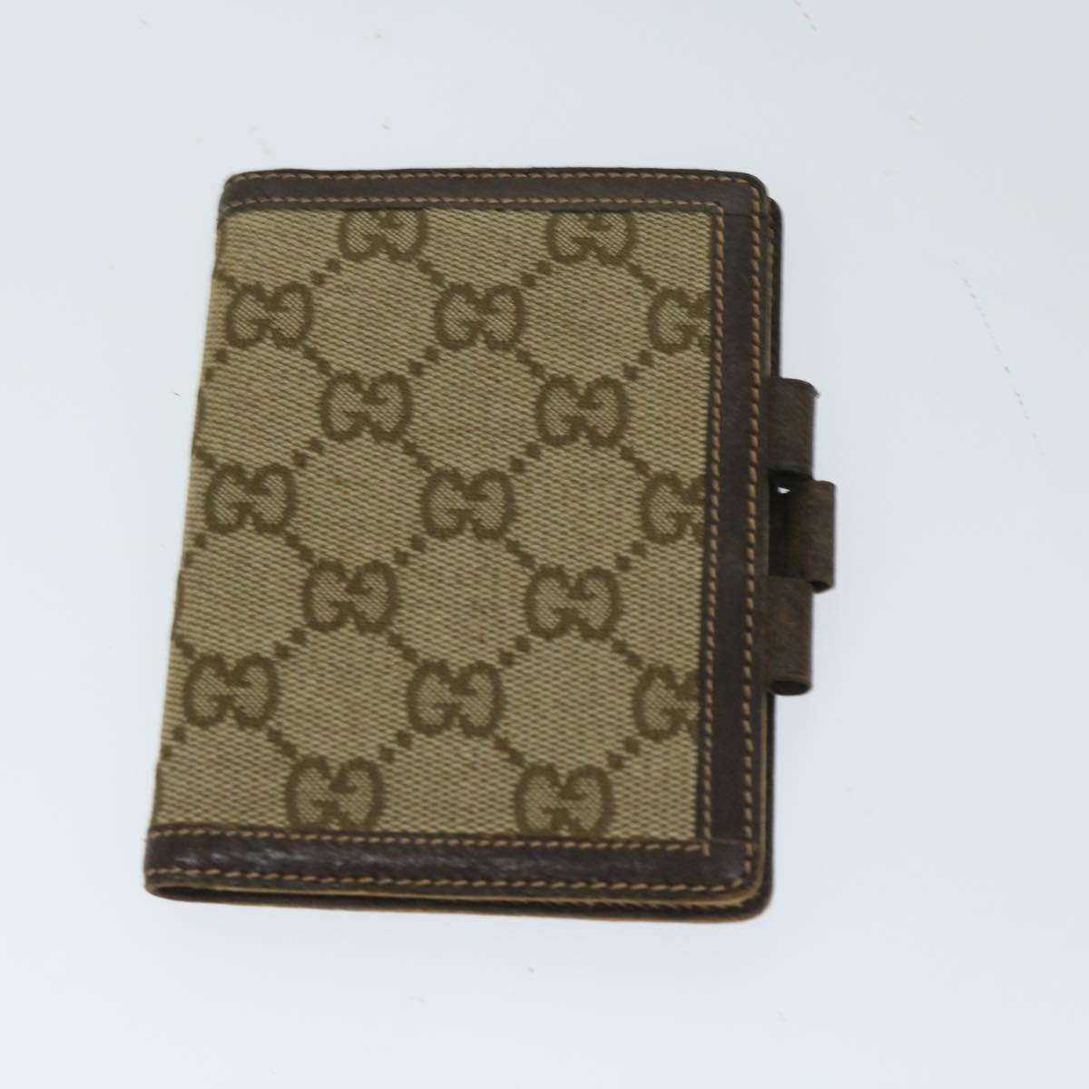 GUCCI GG Canvas Day Planner Cover Pouch Card Case 5Set Beige Black Auth bs12991