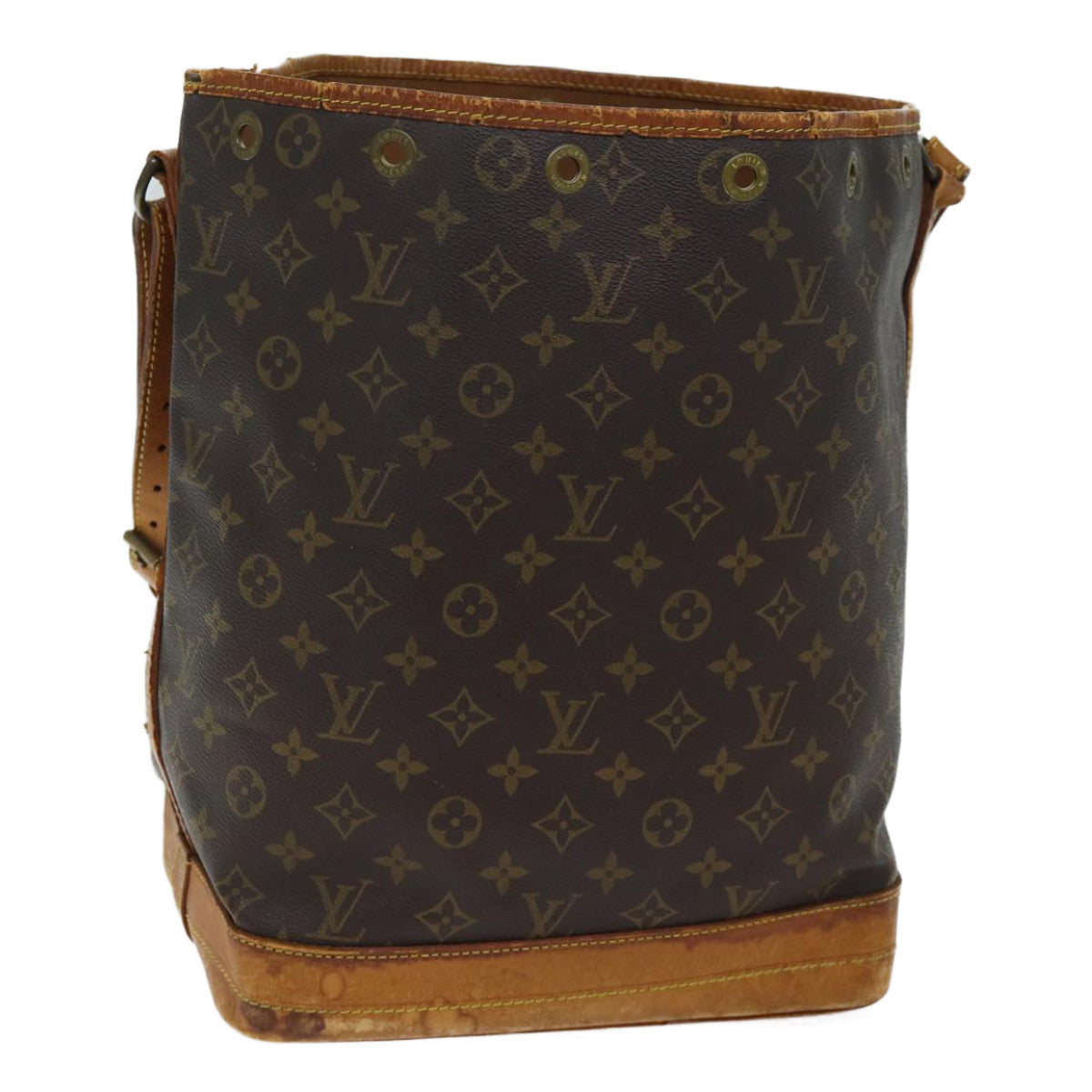 LOUIS VUITTON Monogram Noe Shoulder Bag M42224 LV Auth bs13007