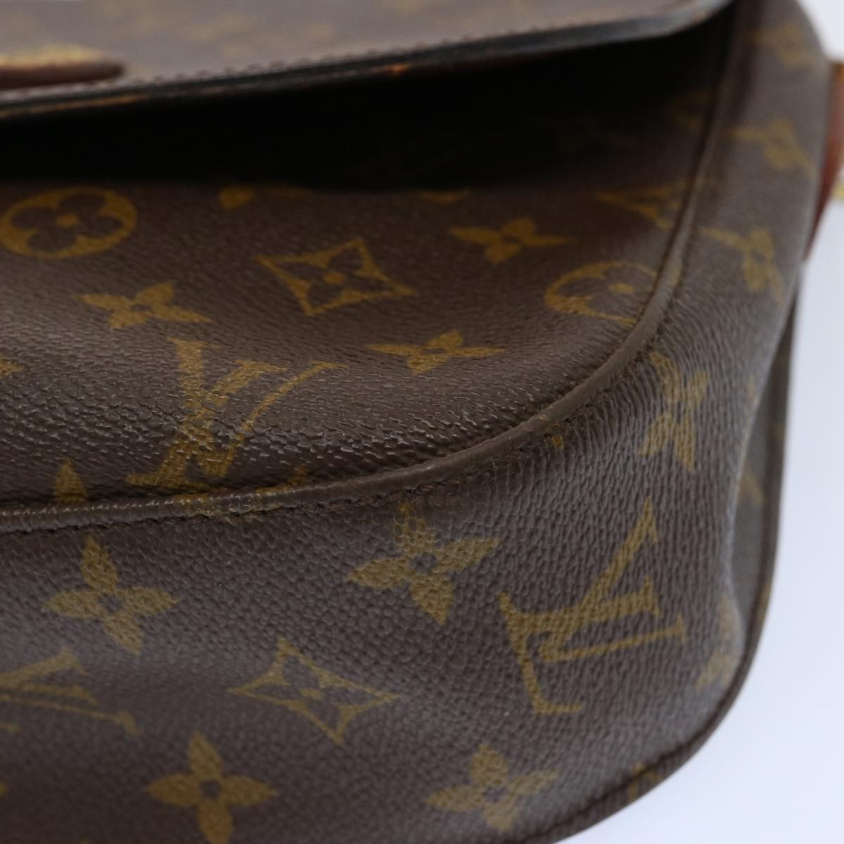 LOUIS VUITTON Monogram Saint Cloud GM Shoulder Bag Vintage M51242 Auth bs13008