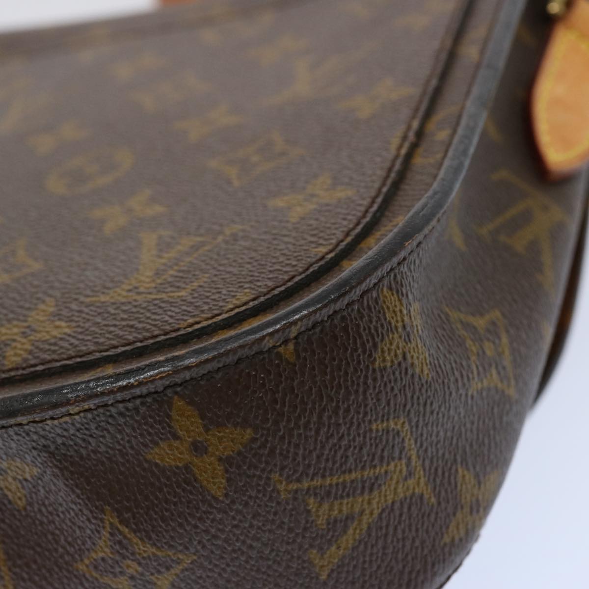 LOUIS VUITTON Monogram Saint Cloud GM Shoulder Bag Vintage M51242 Auth bs13008