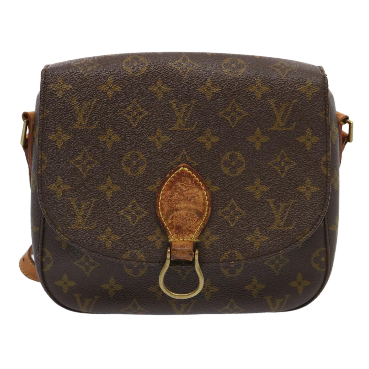 LOUIS VUITTON Monogram Saint Cloud GM Shoulder Bag Vintage M51242 Auth bs13008 - 0