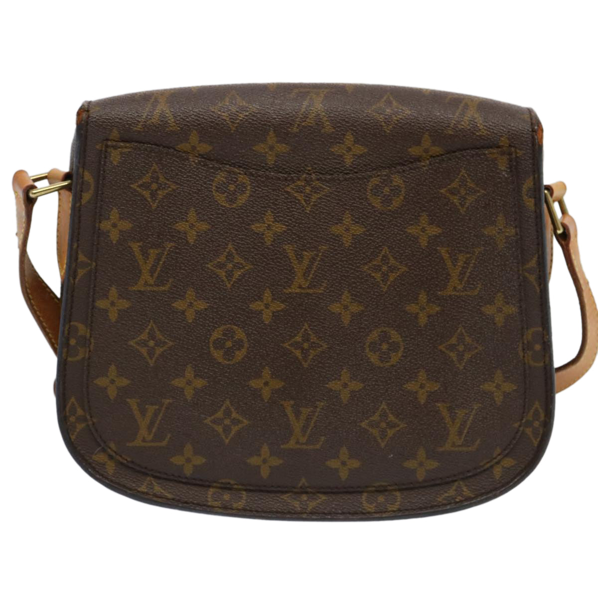 LOUIS VUITTON Monogram Saint Cloud GM Shoulder Bag Vintage M51242 Auth bs13008