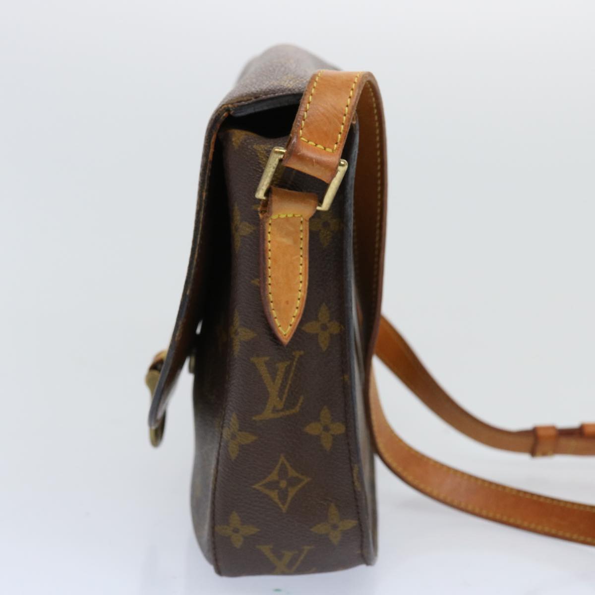 LOUIS VUITTON Monogram Saint Cloud GM Shoulder Bag Vintage M51242 Auth bs13008