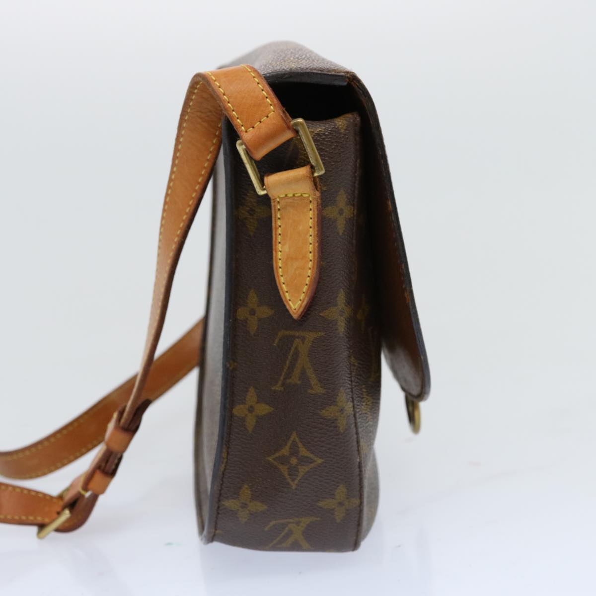 LOUIS VUITTON Monogram Saint Cloud GM Shoulder Bag Vintage M51242 Auth bs13008