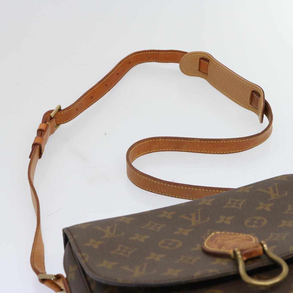 LOUIS VUITTON Monogram Saint Cloud GM Shoulder Bag Vintage M51242 Auth bs13008