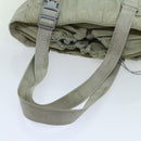 CHANEL Sports Line Tote Bag Canvas Gray CC Auth bs13030-9