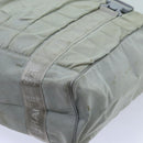 CHANEL Sports Line Tote Bag Canvas Gray CC Auth bs13030-17