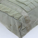 CHANEL Sports Line Tote Bag Canvas Gray CC Auth bs13030-10