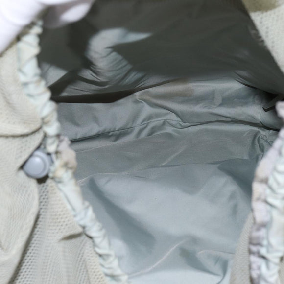 CHANEL Sports Line Tote Bag Canvas Gray CC Auth bs13030