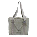 CHANEL Sports Line Tote Bag Canvas Gray CC Auth bs13030-13
