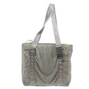 CHANEL Sports Line Tote Bag Canvas Gray CC Auth bs13030-2