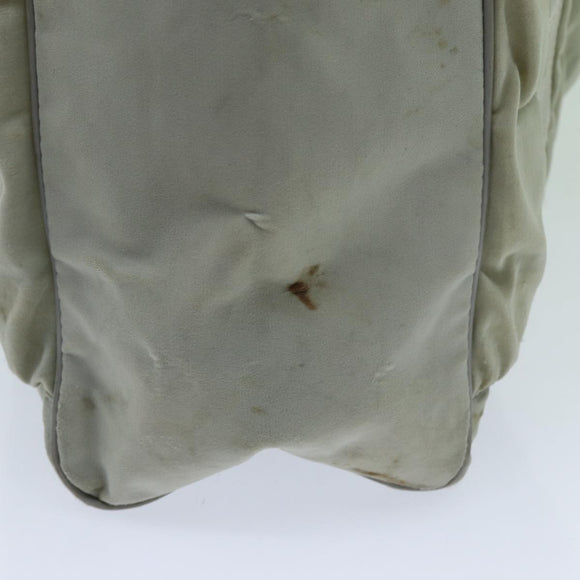 CHANEL Sports Line Tote Bag Canvas Gray CC Auth bs13030