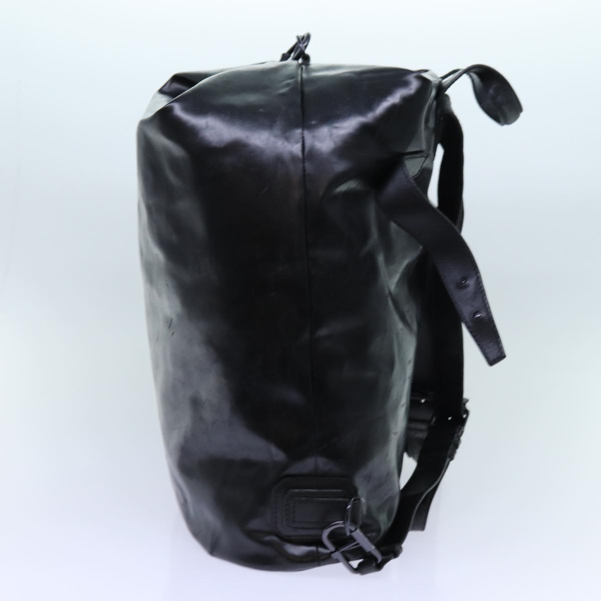 BALENCIAGA Backpack Patent leather Black Auth bs13033