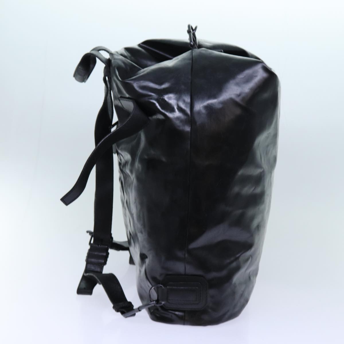 BALENCIAGA Backpack Patent leather Black Auth bs13033