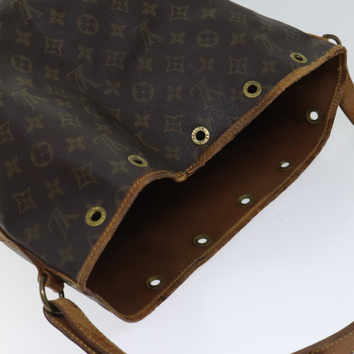 LOUIS VUITTON Monogram Noe Shoulder Bag M42224 LV Auth bs13074