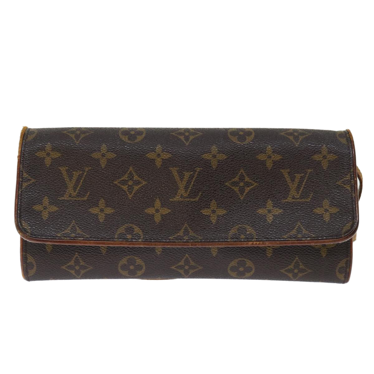 LOUIS VUITTON Monogram Pochette Twin GM Shoulder Bag M51852 LV Auth bs13083