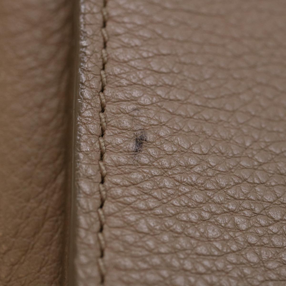Miu Miu Shoulder Bag Leather Beige Auth bs13088 - 0