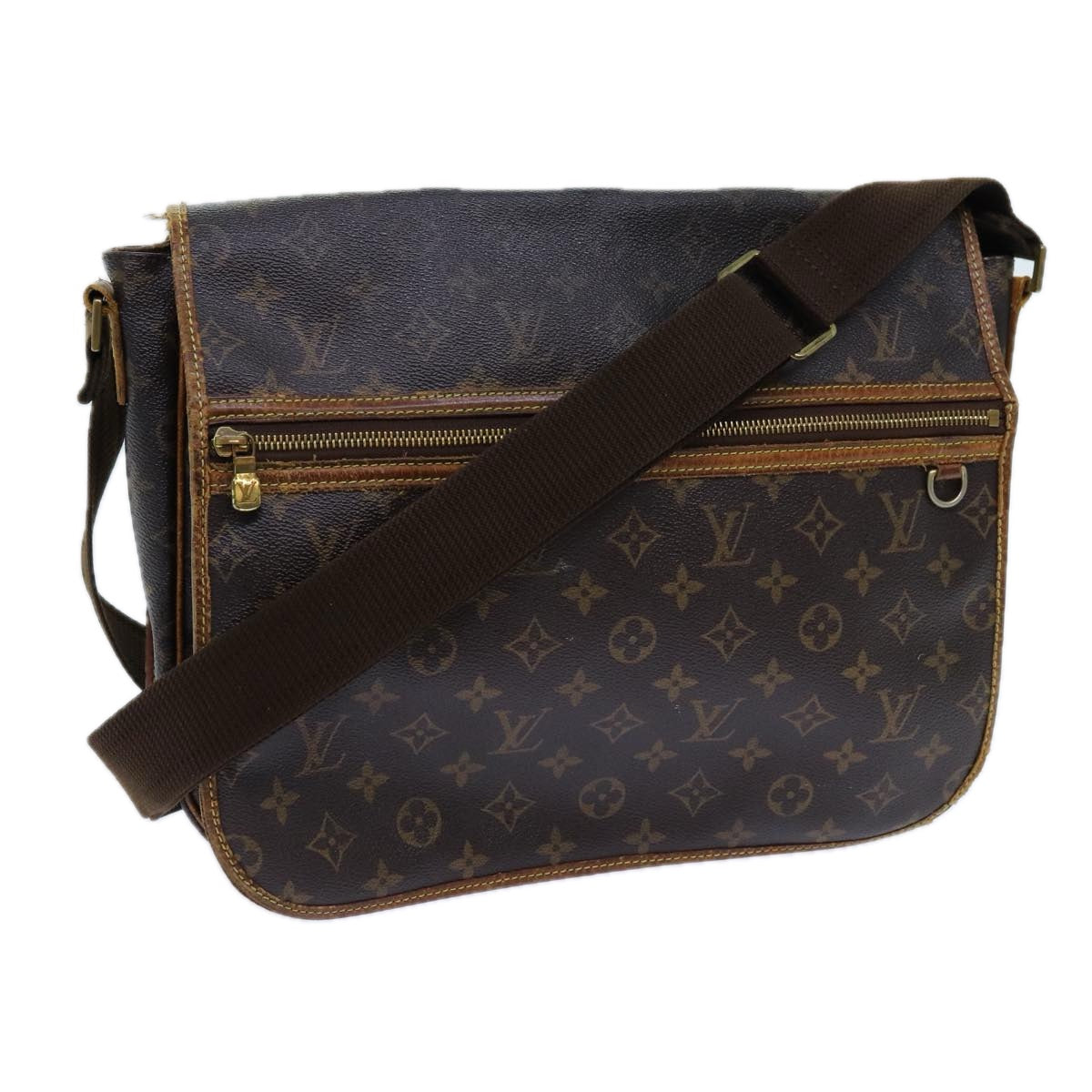 LOUIS VUITTON Monogram Messenger Bosphore GM Shoulder Bag M40105 LV Auth bs13106