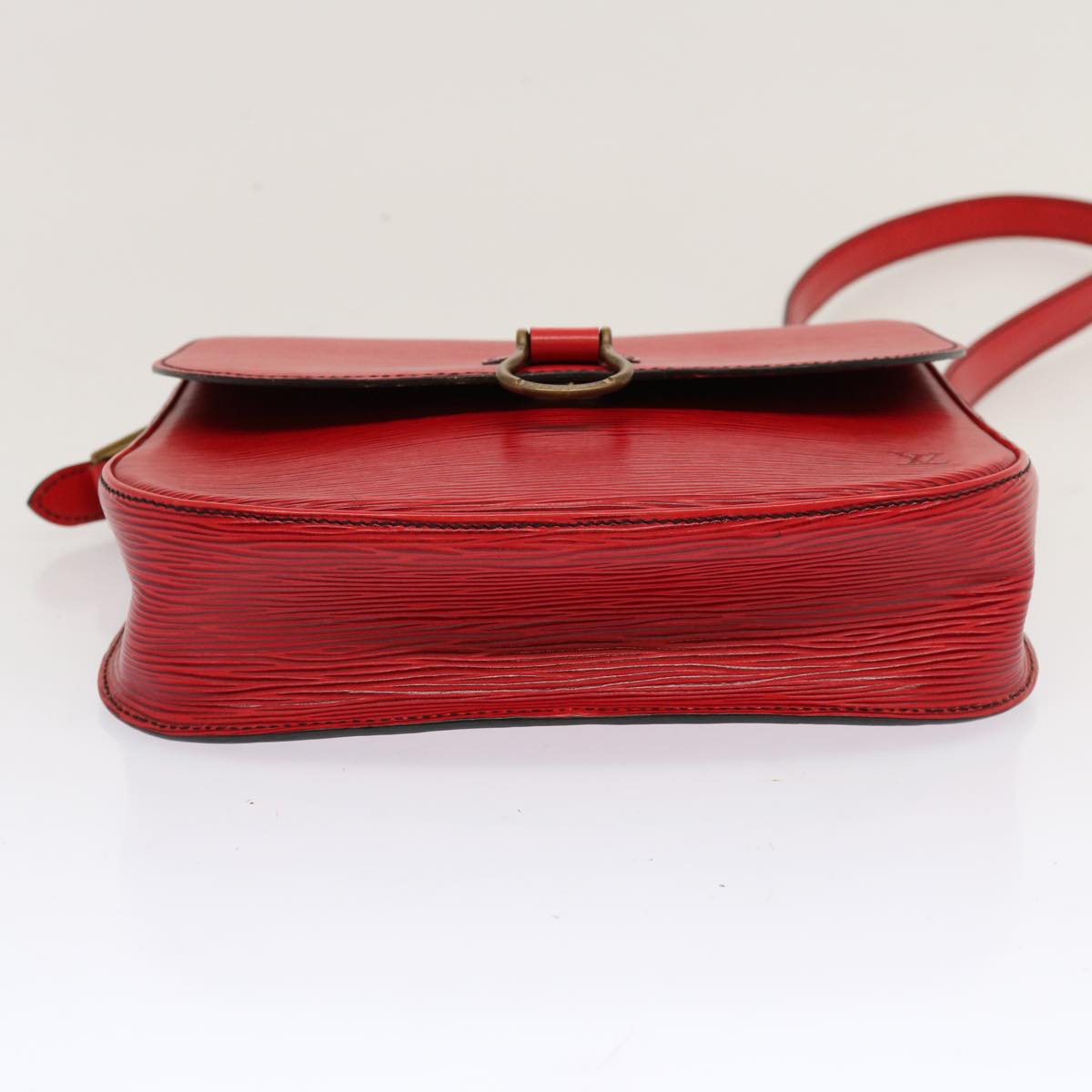 LOUIS VUITTON Epi Saint Cloud GM Shoulder Bag Red M52197 LV Auth bs13110