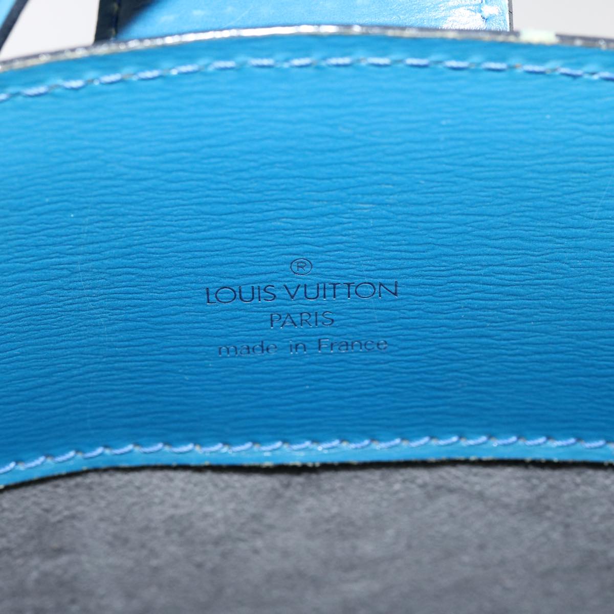 LOUIS VUITTON Epi Cluny Shoulder Bag Blue M52255 LV Auth bs13116