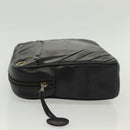 CHANEL Matelasse Chain Shoulder Bag Leather Black CC Auth bs13119-5