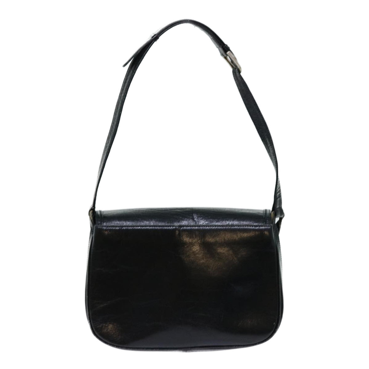 Chloe Shoulder Bag Leather Black Auth bs13128 - 0