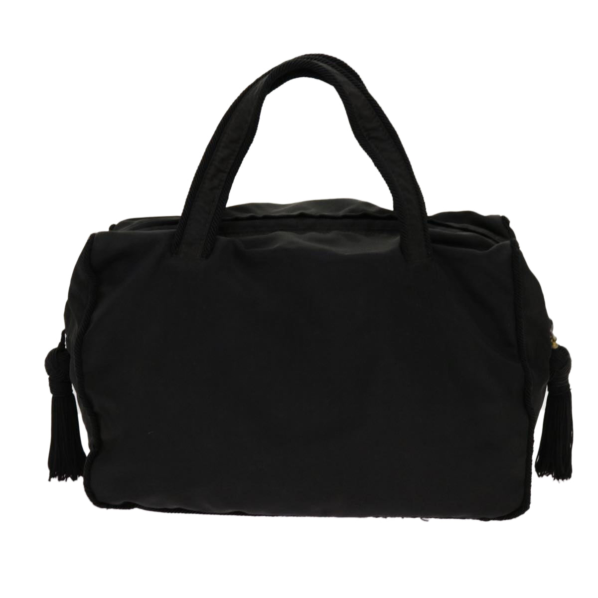 PRADA Hand Bag Nylon Black Auth bs13129 - 0