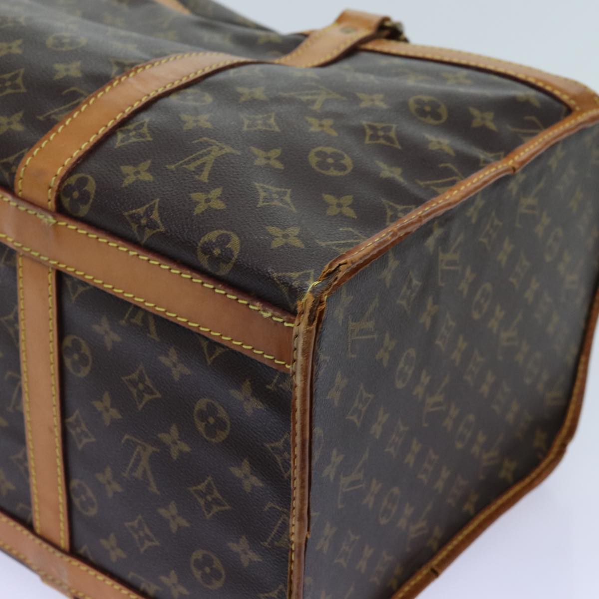 LOUIS VUITTON Monogram Sac Shan 50 Pet Carry M42021 LV Auth bs13130