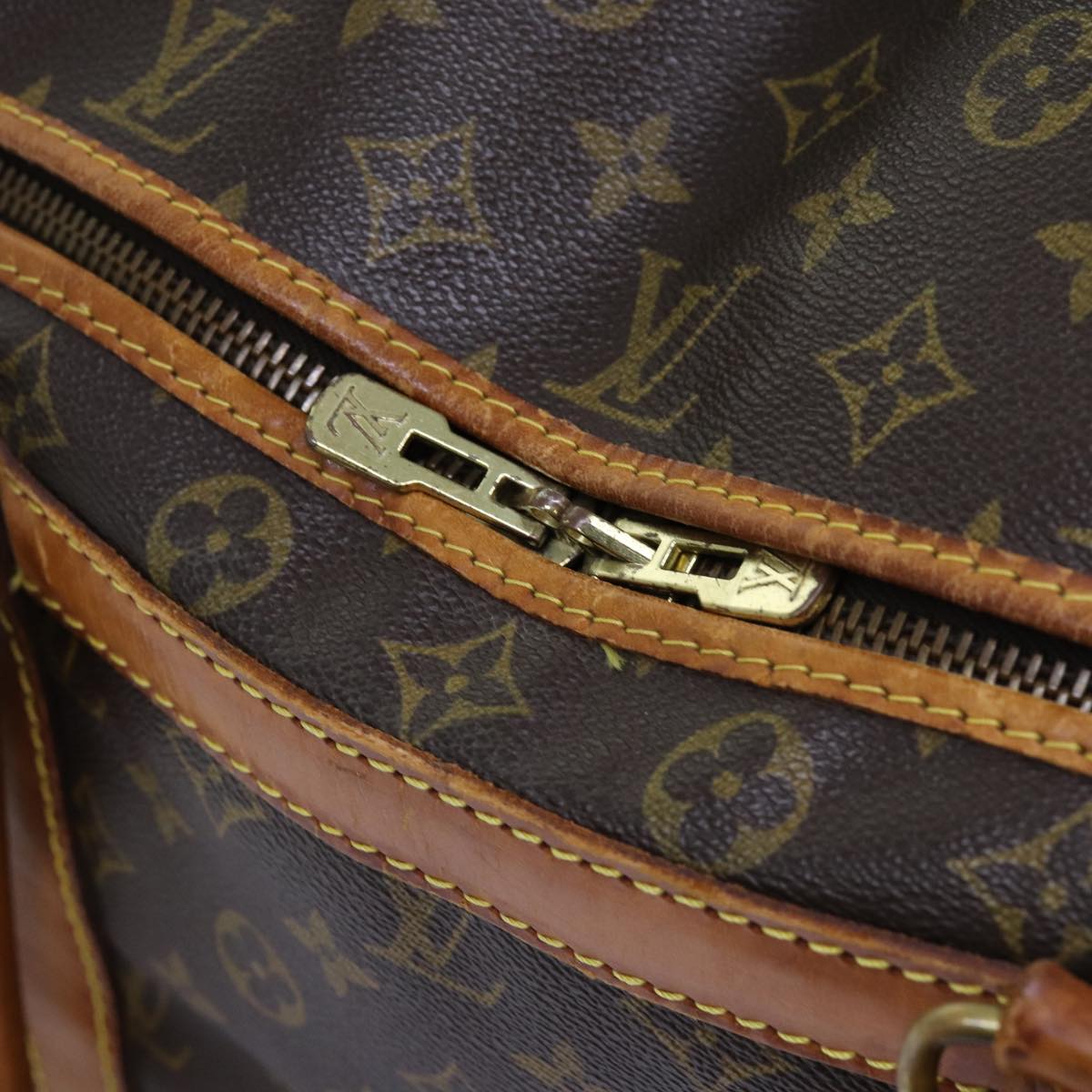 LOUIS VUITTON Monogram Sac Shan 50 Pet Carry M42021 LV Auth bs13130