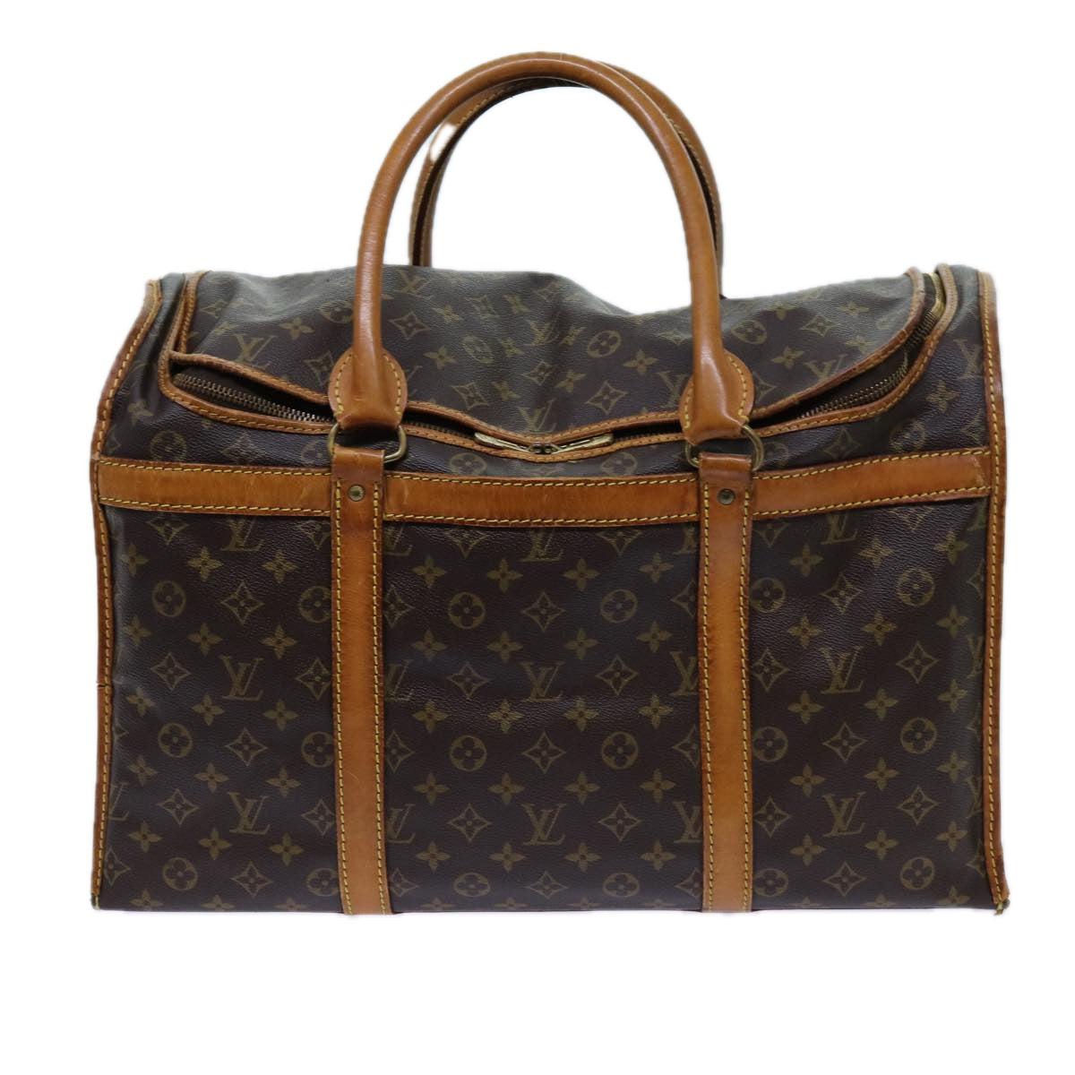 LOUIS VUITTON Monogram Sac Shan 50 Pet Carry M42021 LV Auth bs13130