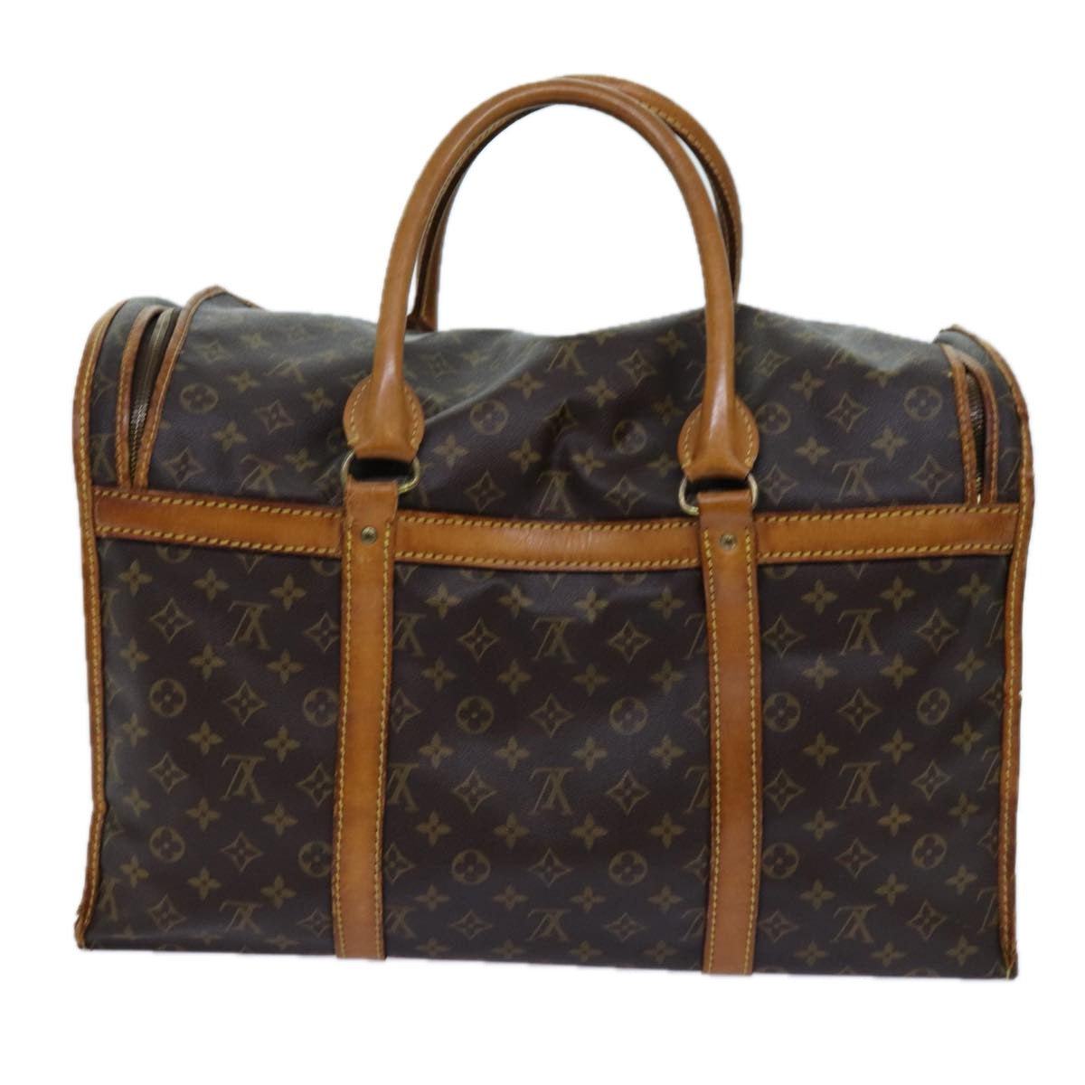 LOUIS VUITTON Monogram Sac Shan 50 Pet Carry M42021 LV Auth bs13130