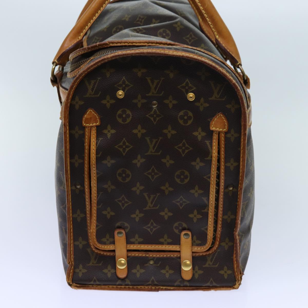 LOUIS VUITTON Monogram Sac Shan 50 Pet Carry M42021 LV Auth bs13130