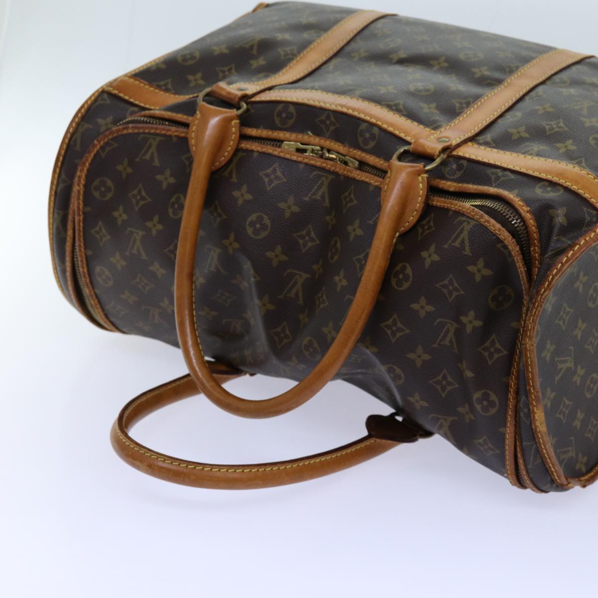 LOUIS VUITTON Monogram Sac Shan 50 Pet Carry M42021 LV Auth bs13130