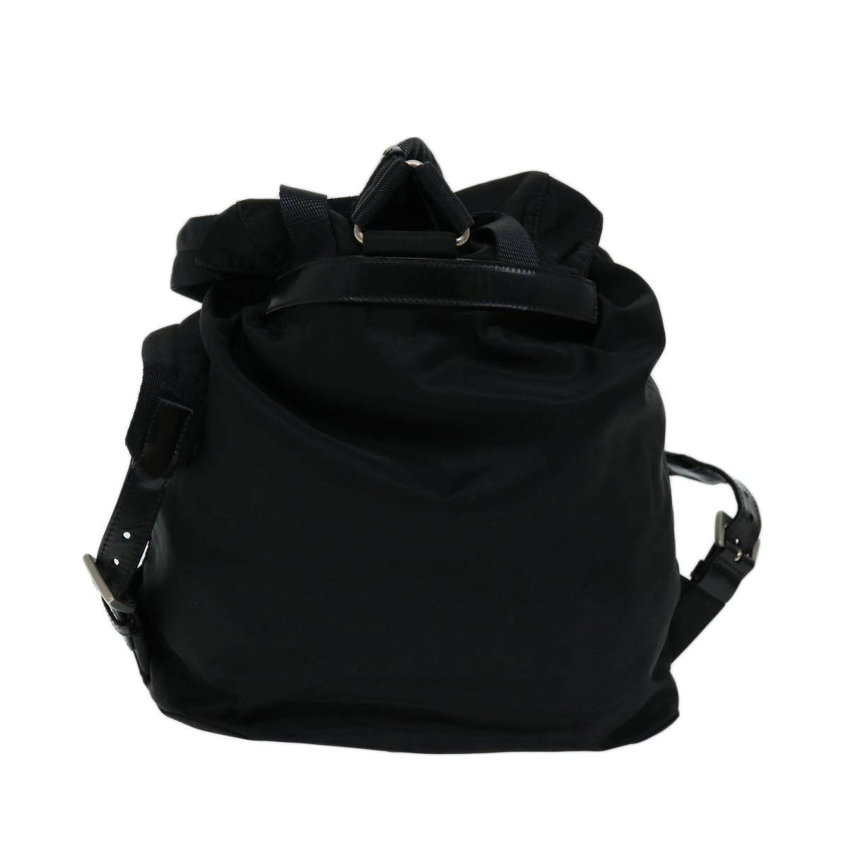 PRADA Backpack Nylon Black Auth bs13133