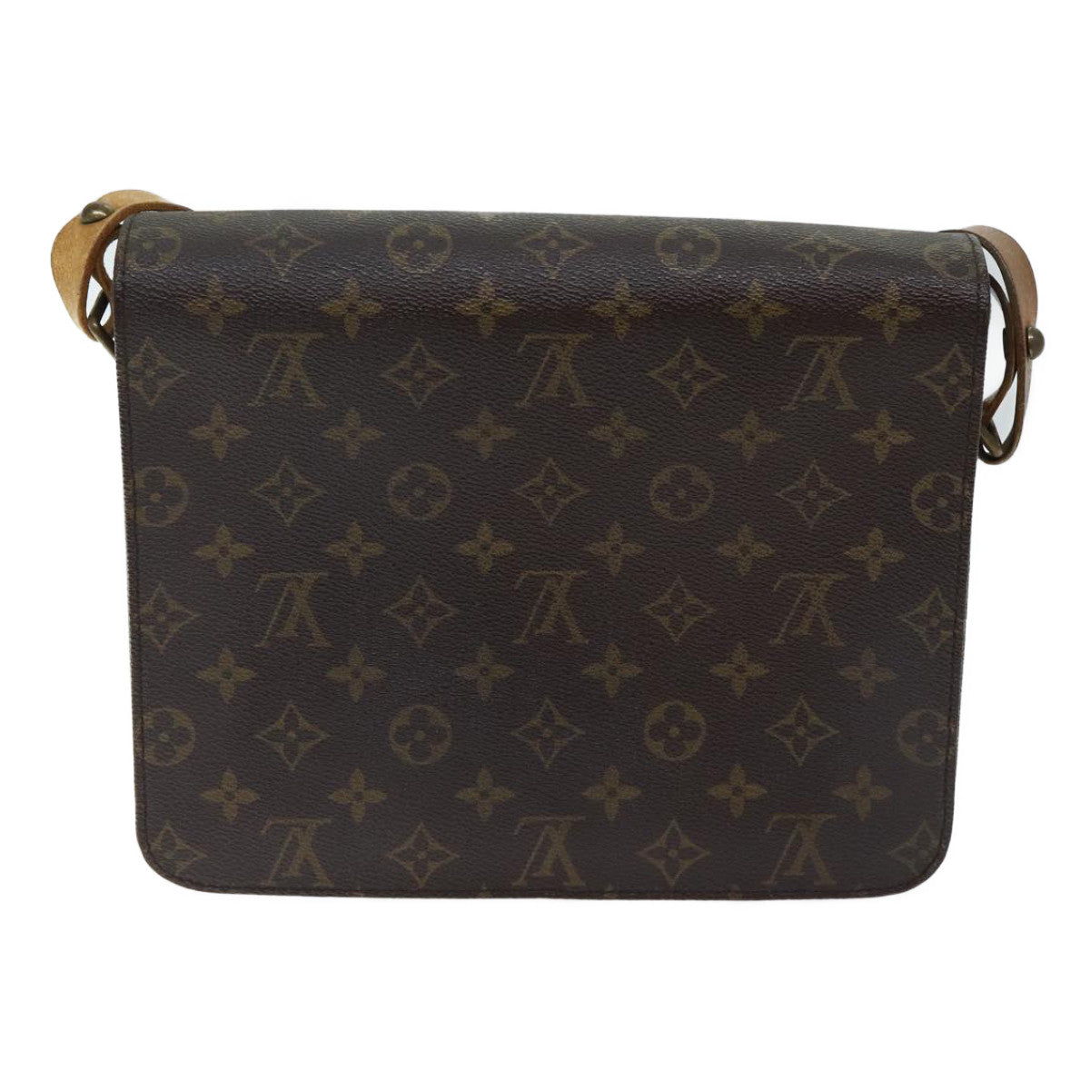 LOUIS VUITTON Monogram Cartouchiere GM Shoulder Bag Vintage M51252 Auth bs13169 - 0