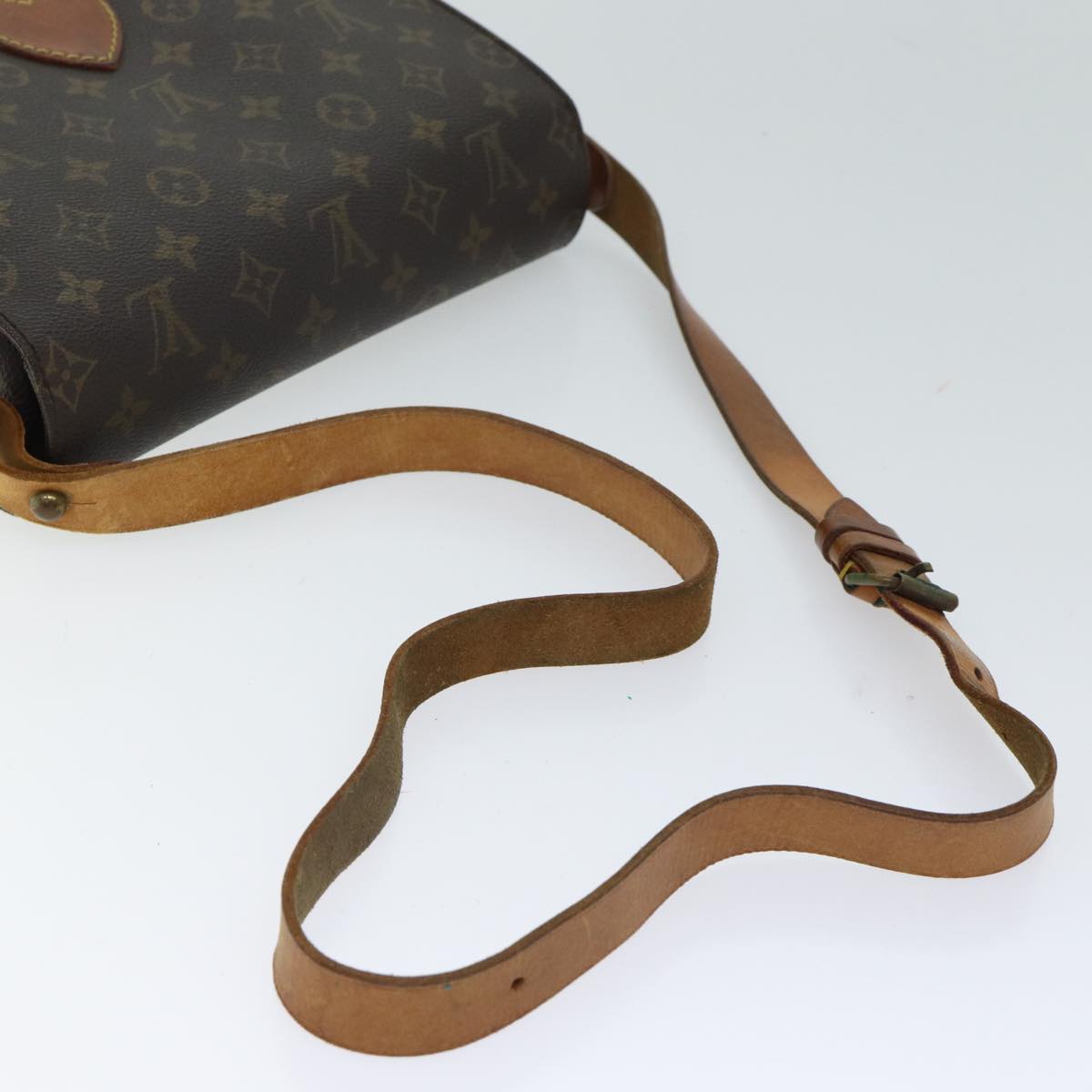 LOUIS VUITTON Monogram Cartouchiere GM Shoulder Bag Vintage M51252 Auth bs13169