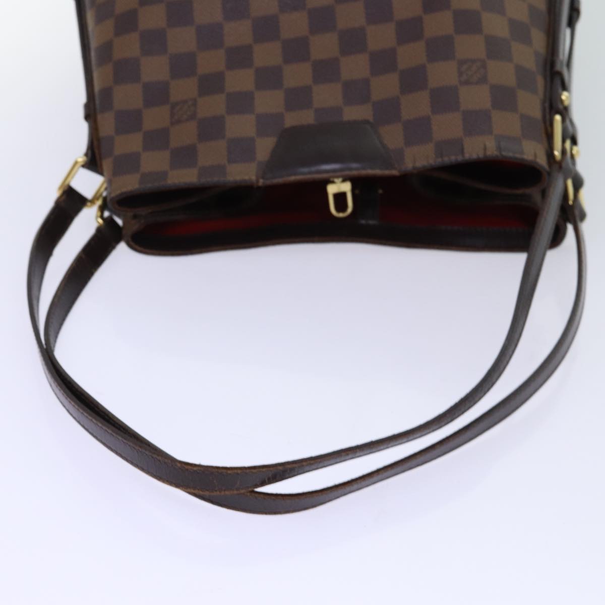 LOUIS VUITTON Damier Ebene Cabas Rivington Shoulder Bag N41108 LV Auth bs13175