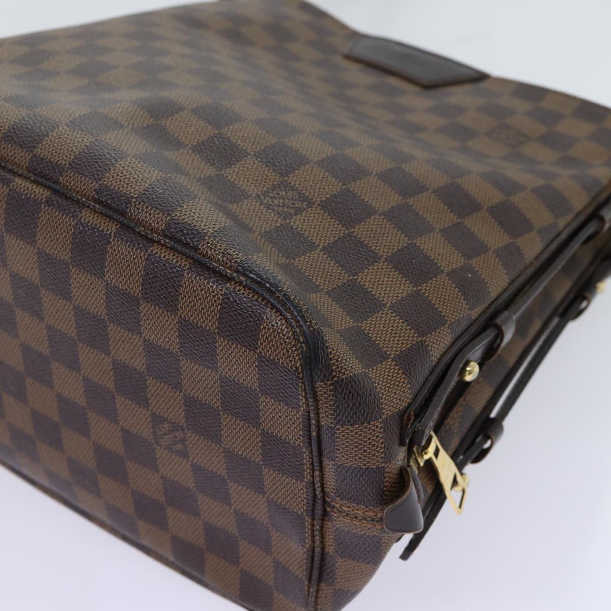 LOUIS VUITTON Damier Ebene Cabas Rivington Shoulder Bag N41108 LV Auth bs13175