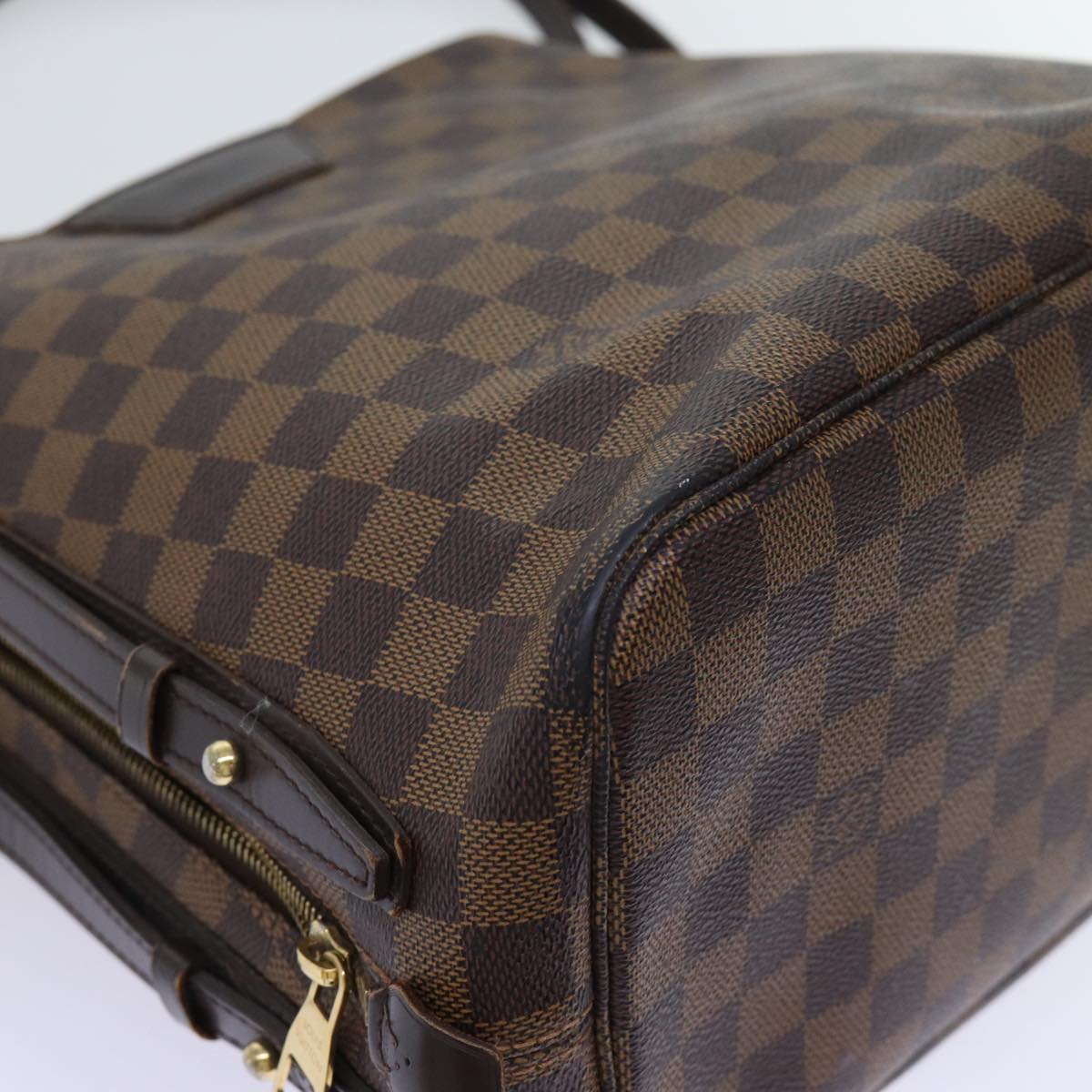 LOUIS VUITTON Damier Ebene Cabas Rivington Shoulder Bag N41108 LV Auth bs13175