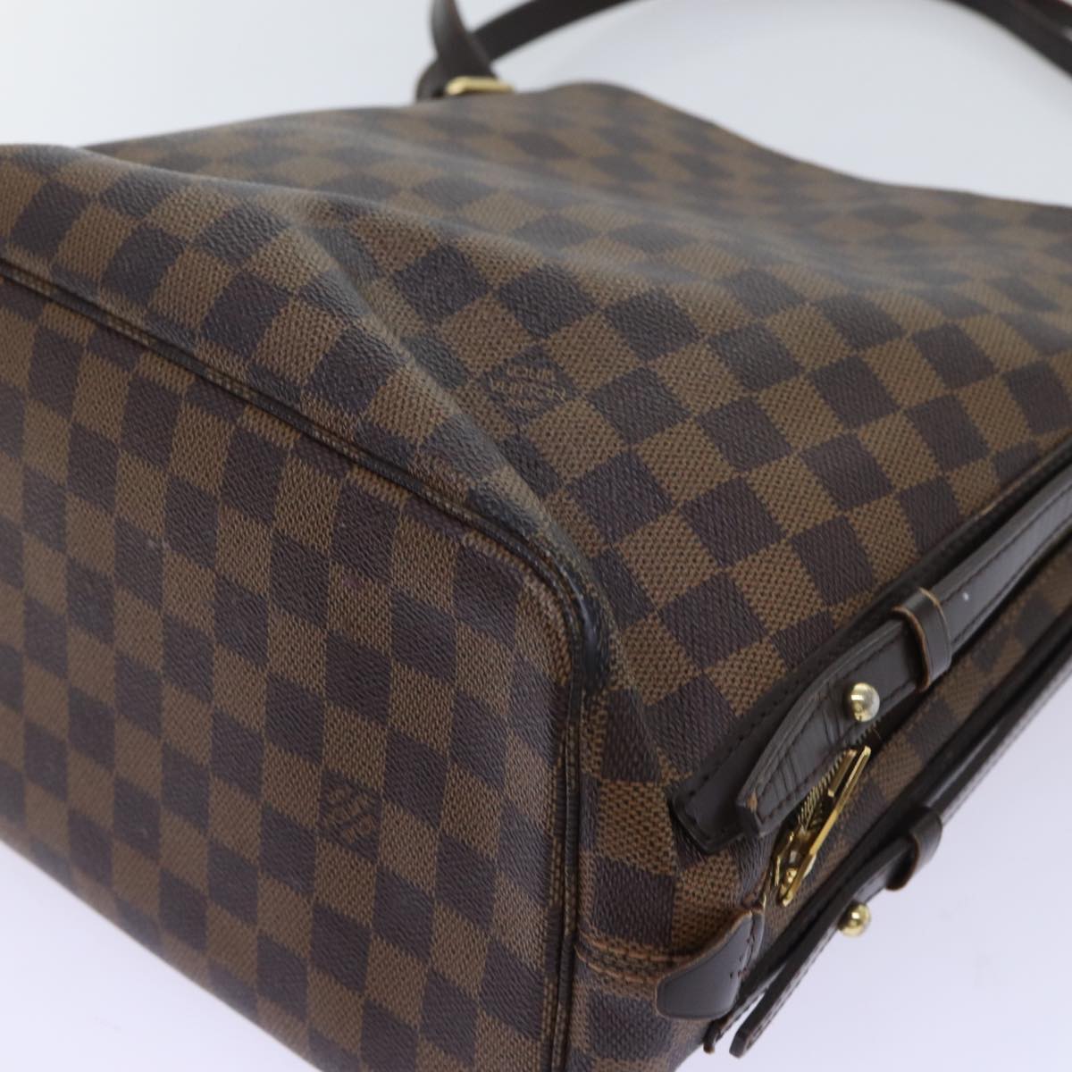 LOUIS VUITTON Damier Ebene Cabas Rivington Shoulder Bag N41108 LV Auth bs13175