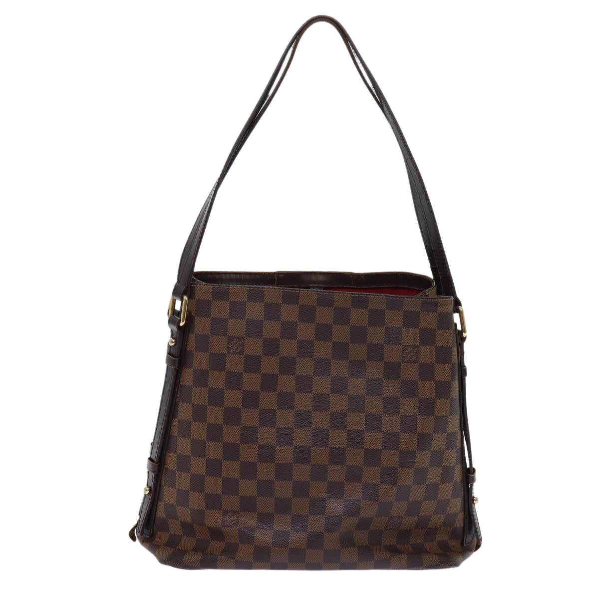 LOUIS VUITTON Damier Ebene Cabas Rivington Shoulder Bag N41108 LV Auth bs13175