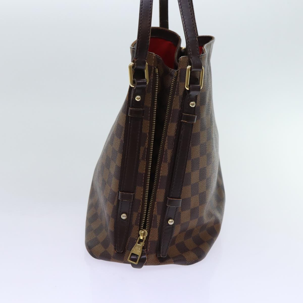 LOUIS VUITTON Damier Ebene Cabas Rivington Shoulder Bag N41108 LV Auth bs13175