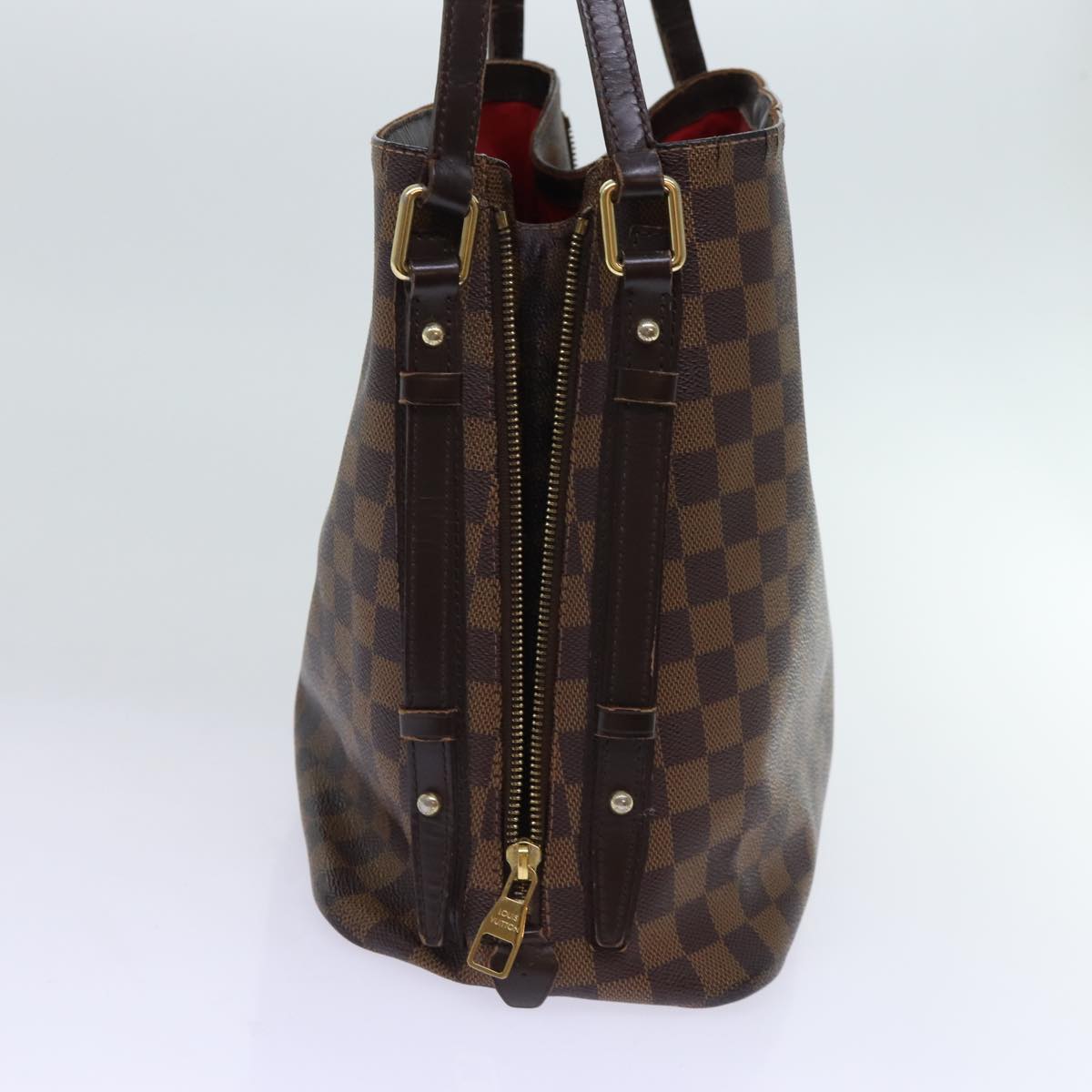 LOUIS VUITTON Damier Ebene Cabas Rivington Shoulder Bag N41108 LV Auth bs13175