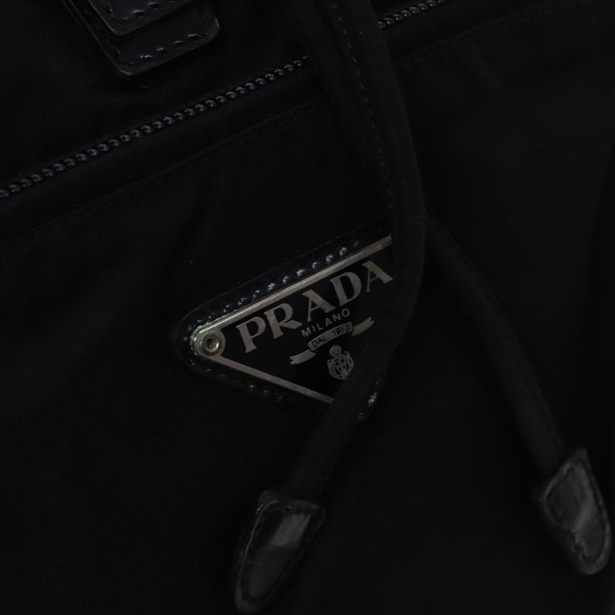 PRADA Backpack Nylon Black Auth bs13203