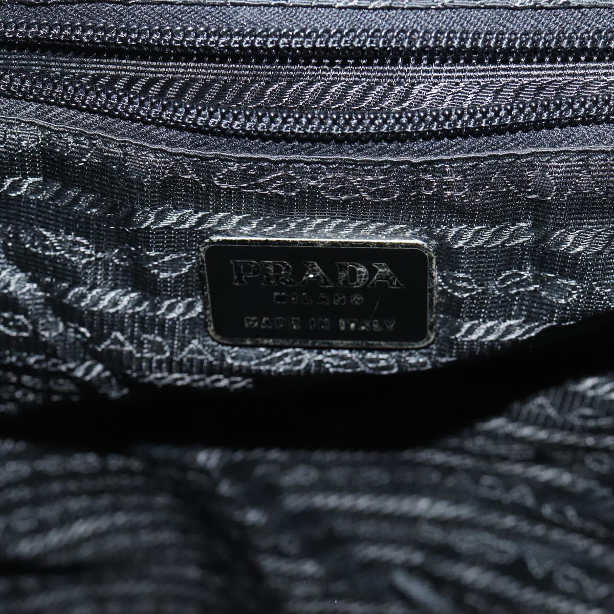 PRADA Backpack Nylon Black Auth bs13203
