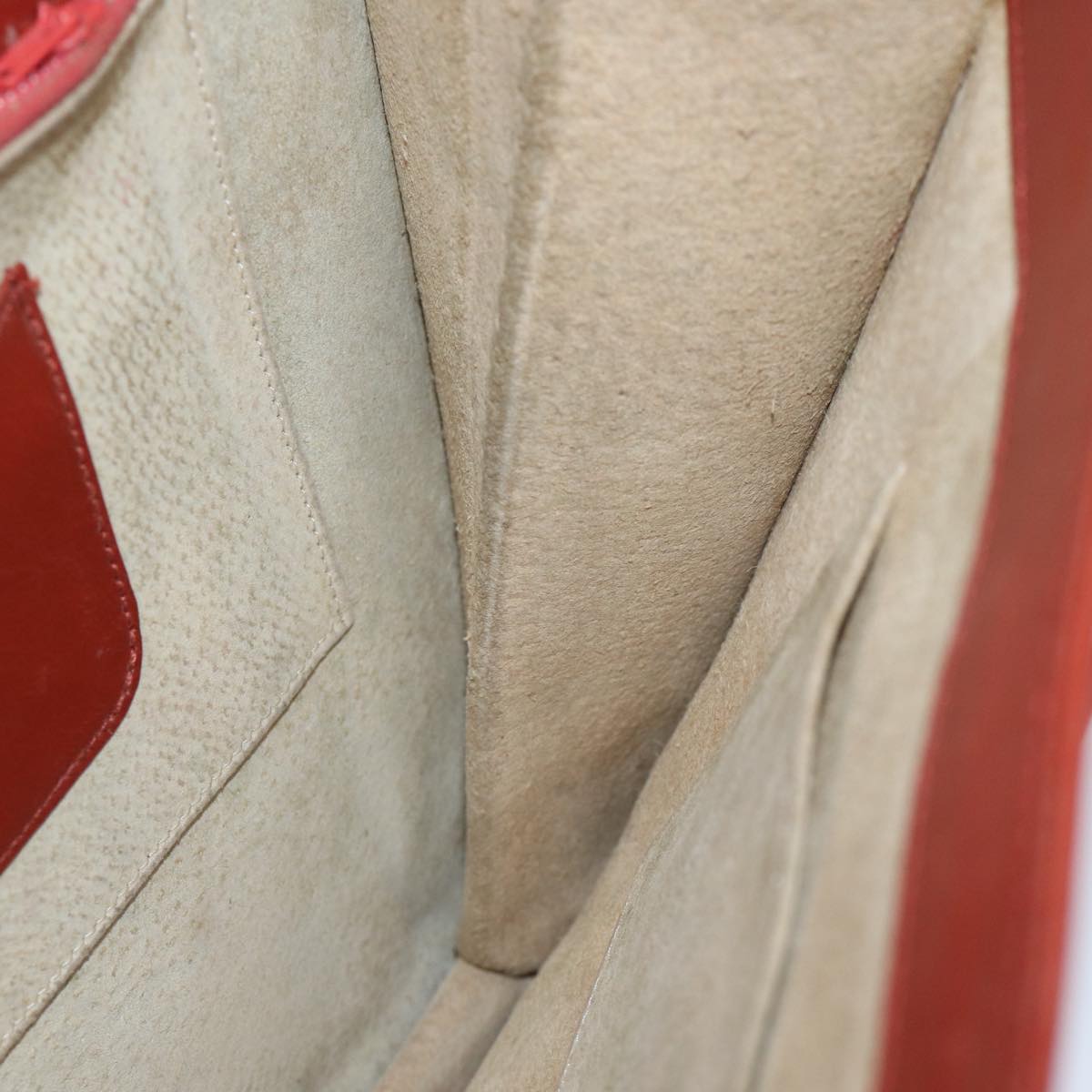 SAINT LAURENT Shoulder Bag Leather Brown Auth bs13211