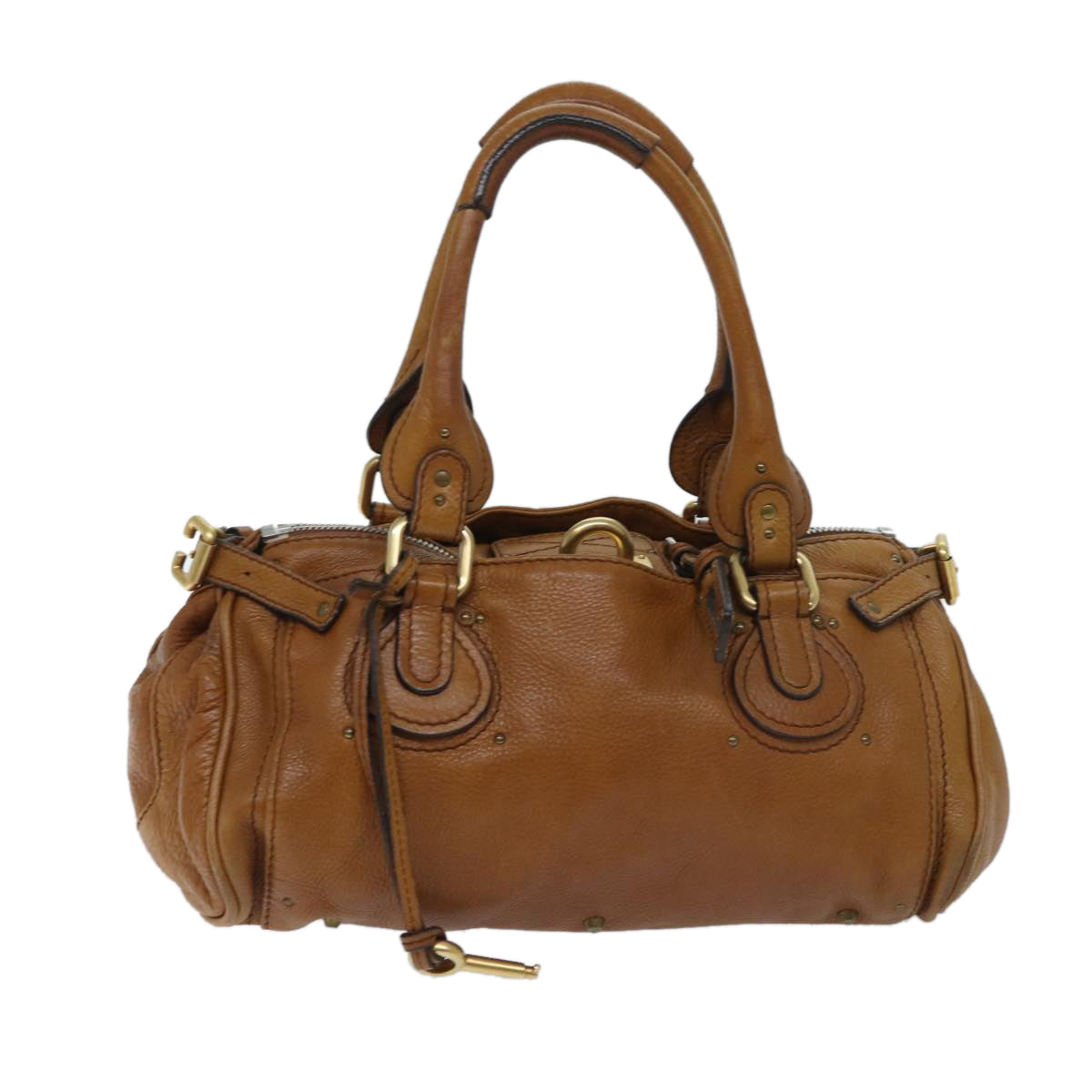 Chloe Paddington Hand Bag Leather Brown Auth bs13218 - 0